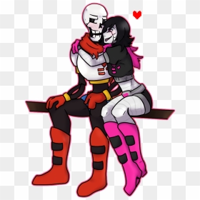 Papyrus X Mettaton Fanart, HD Png Download - yaoi png