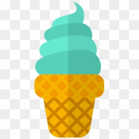 Ice Cream Cone Ice Pop Flavor Euclidean Vector, HD Png Download - ice cream vector png