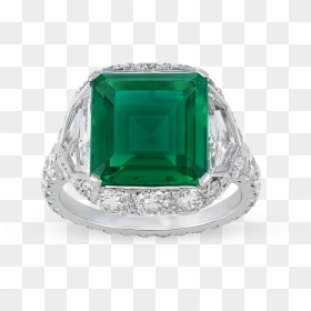 Untreated Colombian Carats Jewelry - Colombian Emerald 4 Carats, HD Png Download - green diamond png