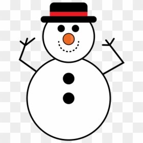 Smiley Face Snowman Clipart Png Free Svg Of The Day - Snow Man Clip Art, Transparent Png - snowman emoji png