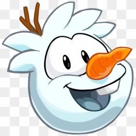Club Penguin Wiki - Club Penguin Olaf Puffle, HD Png Download - snowman emoji png