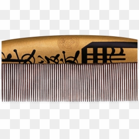 Japanese Umbrella Png -japanese Lacquered Kushi Hair - Label, Transparent Png - hair comb png