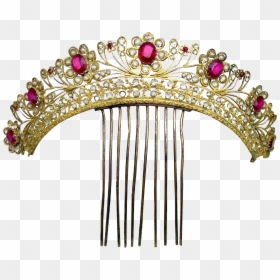 Crown Clip Comb - Tiara, HD Png Download - hair comb png