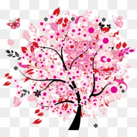 Art Wall Kids, Phone Holder, Tree Of Life, Wall Art - Tree Of Love Icons, HD Png Download - pink tree png