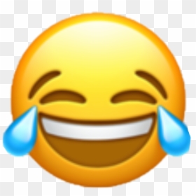 Transparent Apple Emoji Clipart - Ios 10 Crying Laughing Emoji, HD Png Download - laughing meme png