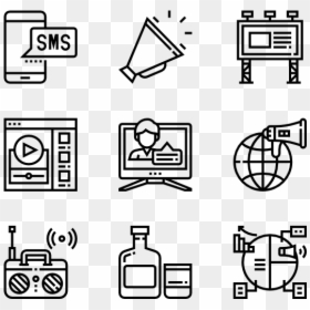 Manufacturing Icons, HD Png Download - advertising icon png