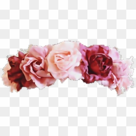 Flower Crown Overlays Picsart - Poop Emoji With Flowers, HD Png Download - red flower crown png