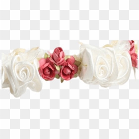 Dusty Rose Silk & Satin Floral Crown Wreath Girls Rachel"s - Flower, HD Png Download - red flower crown png