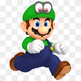 Mario Luigi Png - Mario Odyssey Luigi Costume, Transparent Png - boo mario png
