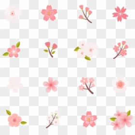 Vector Small Flowers Png Download - Vector Flower Small Png, Transparent Png - cherry blossom vector png