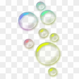 #mq #bubbles #bubble #rainbow #rainbows #color #water - Circle, HD Png Download - colorful bubbles png