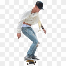 Justin Bieber Skateboarding Free - Skateboarding Png, Transparent Png - bieber png