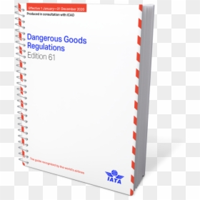 Iata Dangerous Goods Regulations, Spiral Bound - Iata Dgr 61st Edition, HD Png Download - spiral binding png