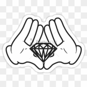 Drawings Hand Mickey Mouse - Mickey Mouse Hand Diamond, HD Png Download - mickey mouse hand png