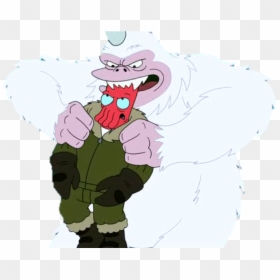 Tritonianyeti - Futurama Double Yeti, HD Png Download - bender futurama png