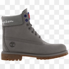 Champion And Timberland Boots, HD Png Download - timberland boot png