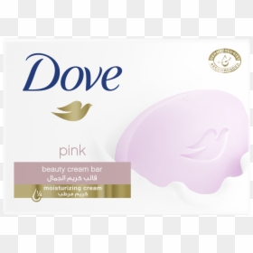 Dove Pink Beauty Bar 135g - كريم حليب جوز الهند, HD Png Download - text bar png