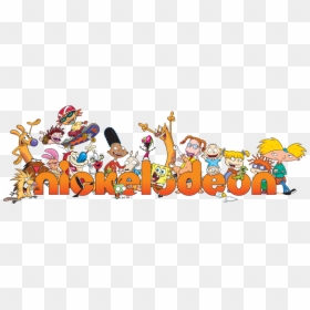 Spongebob Logo Character - Nickelodeon Logo With Characters, HD Png Download - krusty krab png