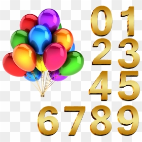 Transparent Golden Balloons Png - Free Images Rainbow Balloons, Png Download - party poppers png