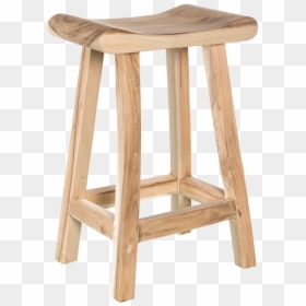 Teak Bar Stool - Bar Stool, HD Png Download - bar stool png