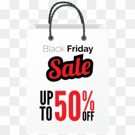 Black Friday Sale White Bag Png Clipart Image - Bag, Transparent Png - bags png
