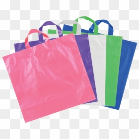 Soft-loop Plastic Shopping Bags - Plastic Shopping Bag Png, Transparent Png - bags png