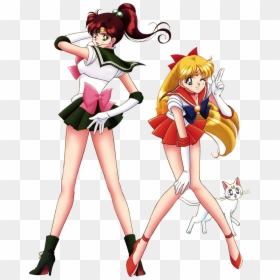 Sailor Jupiter And Sailor Venus, HD Png Download - tuxedo mask png
