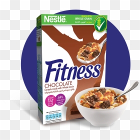Transparent Granola Clipart - Nestle Fitness Chocolate Cereal, HD Png Download - flakes png