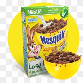 Nestlé® Nesquik® Chocolate Breakfast Cereal - Chocolate Corn Flakes Brands, HD Png Download - flakes png