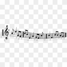 #notes #music #musicnotes #staff - Transparent Transparent Background Music Png, Png Download - colorful music notes on a staff png