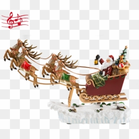 Santa"s Sleigh Ride - Dragon Boat, HD Png Download - santas sleigh png