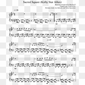 We Are Number One Piano Sheet Music, HD Png Download - kirby star allies png