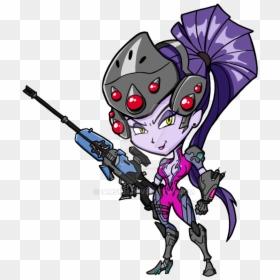 Collection Of Free Overwatch Drawing Widow Download - Widowmaker Cute Overwatch Png, Transparent Png - overwatch widowmaker png
