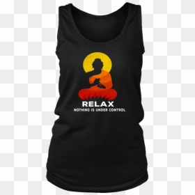 Zen Yoga Buddha Statue Buddhism T Shirts - Active Tank, HD Png Download - buddha statue png