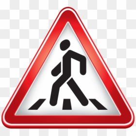 Дорожный Знак Пешеходный Переход, HD Png Download - sign pole png