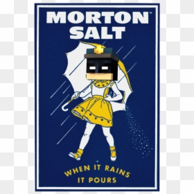 Morton Salt When It Rains It Pours, HD Png Download - morton salt png