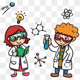 Transparent Science Chemistry Clipart - Scientists Clipart, HD Png Download - scientist clipart png