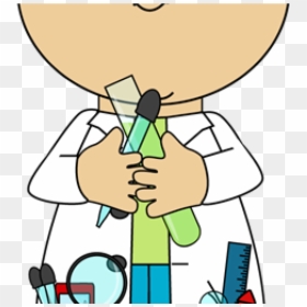 Kids Science Clipart Science Clip Art Science Images - Cute Scientist Clipart, HD Png Download - scientist clipart png