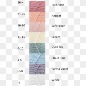 Temperature Blanket Color Palette, HD Png Download - summer rae png