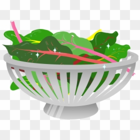 Transparent Salad Clip Art - Wash Vegetables Cartoon Png, Png Download - salad bowl png