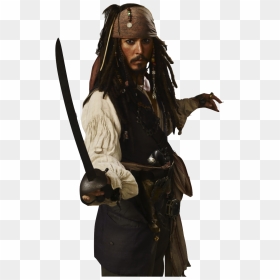 Captain Jack Sparrow Free Png Image - Jack Sparrow With Sword, Transparent Png - handsome jack png