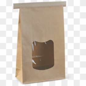 Papírové Sáčky S Okénkem, HD Png Download - brown paper bag png