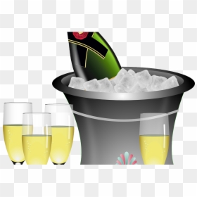 Transparent Don"t Forget Clipart - Png Champagne In Ice, Png Download - ice bucket png