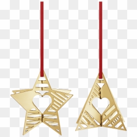 2019 Holiday Ornaments, Star And Tree - Georg Jensen Christmas Collectibles, HD Png Download - silver christmas ornament png