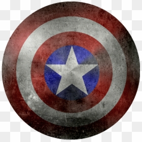 Minimalist Captain America Shield Png, Transparent Png - captain america symbol png