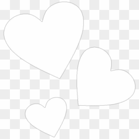 White Heart Png Aesthetic - Aesthetic Heart Icon Black And White, Transparent Png - black and white heart png