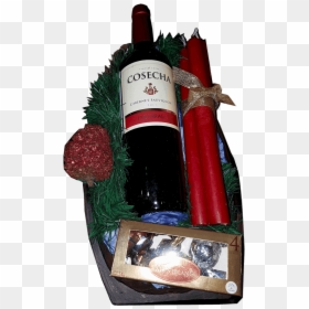 Velas, Chocolates Y Candelas - Wine Bottle, HD Png Download - velas png