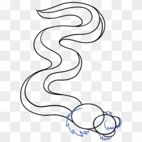 Drawn Chinese Dragon Simple - Line Art, HD Png Download - dragon border png