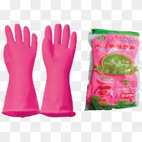 Pvc Rubber Gloves Voilet Pi - Natural Rubber, HD Png Download - rubber gloves png