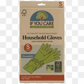 If You Care Household Gloves Size S, HD Png Download - rubber gloves png